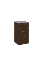 N 2 - 44Z kancelářská skříň, 4-zásuvková, 750x400x400, ořech královský